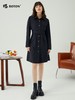 波顿女士春秋中长风衣别致松弛英伦休闲合身款LJ911323 商品缩略图5