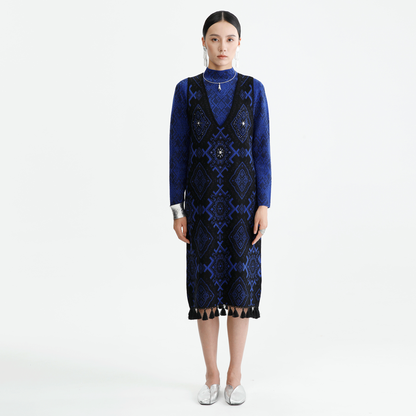 戴布拉芬针织连衣裙L28D378