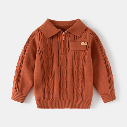 【79元起2件】【包芯纱毛衣】秋冬童装套头毛衣 卡通田园风儿童棉线针织衫 商品图10