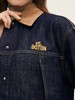 [防掉色]波顿女士春秋季短款牛仔外套 舒挺复古 撞色宽松款LJ923324 商品缩略图2