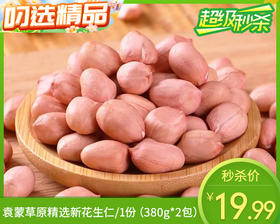 袁蒙草原精选新花生仁/1份（380g*2包）生产日期：25年9月补单专用