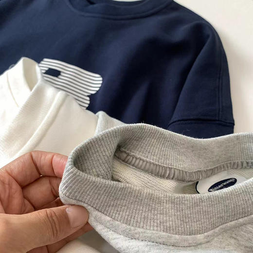 复古美式卫衣！ 高克重纯棉毛圈材质圆领卫衣情侣款！ 商品图4