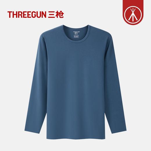 Threegun三枪 火绒棉圆领男士打底衫-T20091A01 商品图6