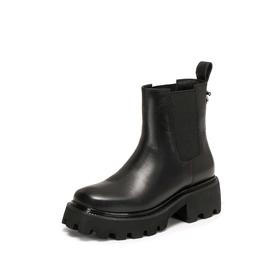 【云粉节】【思加图】BF楼思加图2025新款英伦风棕色切尔西靴烟筒靴中靴厚底女靴子Z1455, 吊牌价2090，活动价1598