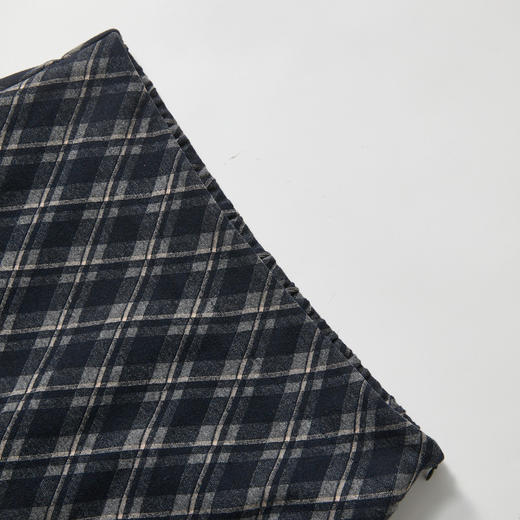 西遇复古棱格毛呢半身裙女秋季新款学院风高腰显瘦直筒中长裙V3355237/V3355195/V3355238 商品图5