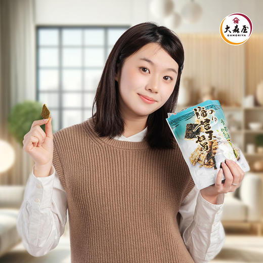 大森屋海苔天妇罗海苔香脆片日式休闲零食原味辣味芥末 商品图4