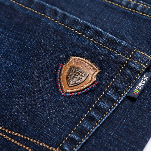 圣得西男士挺括有型舒适易搭牛仔裤2025秋季新款商务休闲时尚长裤 商品图12