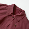西遇翻领梭织夹克女新款枣红色美式复古落肩防风外套D3342228 商品缩略图5