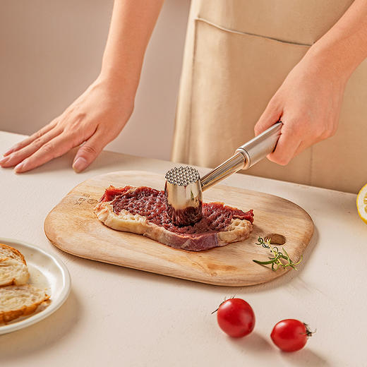 摩登主妇304不锈钢松肉锤大排牛肉捶打锤肉器敲肉锤子牛排专用锤 商品图0