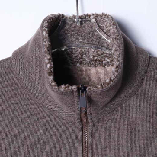 31066SDSA男士秋冬新款痞帅男装潮牌撞色贴袋拉链立领卫衣宽松百搭上衣 商品图2