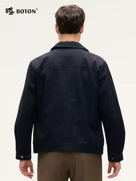 波顿男士 春秋夹克 内里磨毛格纹 合身百搭休闲款MJ012324 商品图2