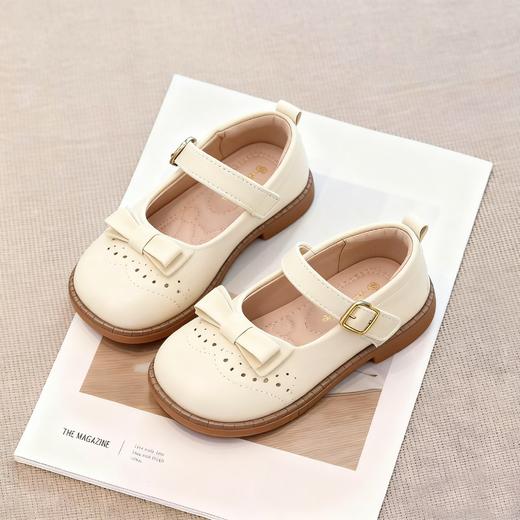 莎妮熊24AU小童皮鞋D24608（黑色/米白） 商品图1