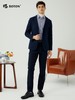 【绵羊毛】波顿男士 针织西装 垂感不易皱 合身百搭质感款MX007323 商品缩略图1