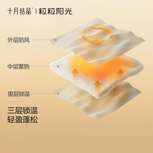 粒粒阳光夹棉婴儿连体衣秋冬季夹棉保暖哈衣爬服婴儿衣服 商品图2