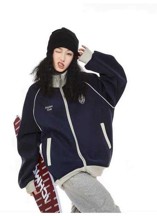 【GZ】无忧购 刺绣图案立领棒球服外套1923（截单后3-5天发货） 商品图9