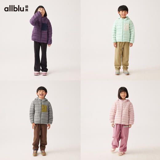 【粉丝专属】【SMART LAYERS】幼岚童装红嘴雁连帽轻羽绒24秋季新款儿童羽绒服 商品图2