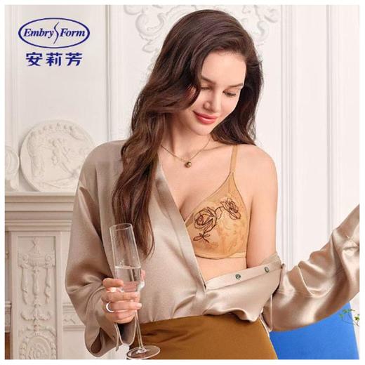 3楼安莉芳安莉芳新品【宋轶同款】网纱刺绣女士小胸聚拢 无钢圈上托文胸EB00953 商品图2