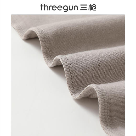 Threegun三枪 热力弹抗菌高支新疆棉圆领男士打底衫-T20082A02 商品图4