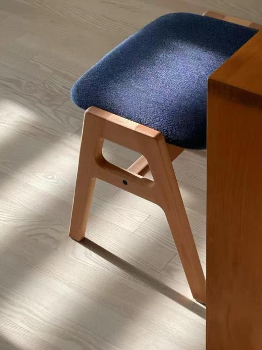 现货日本进口Karimoku60日式复古简约实木换鞋凳梳妆凳餐凳可堆叠 商品图0