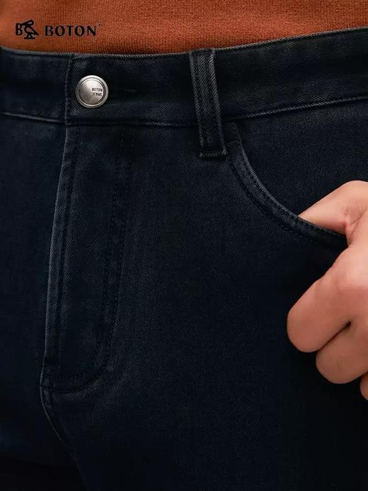 [羽绒丝]波顿男士秋冬 牛仔裤 直筒弹力 合身舒适挺括长裤ME937324 商品图3