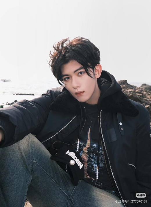 maの奢品！ 抗寒零下30°！美式羊羔毛翻领多口袋飞行员夹克情侣羽绒服 商品图1