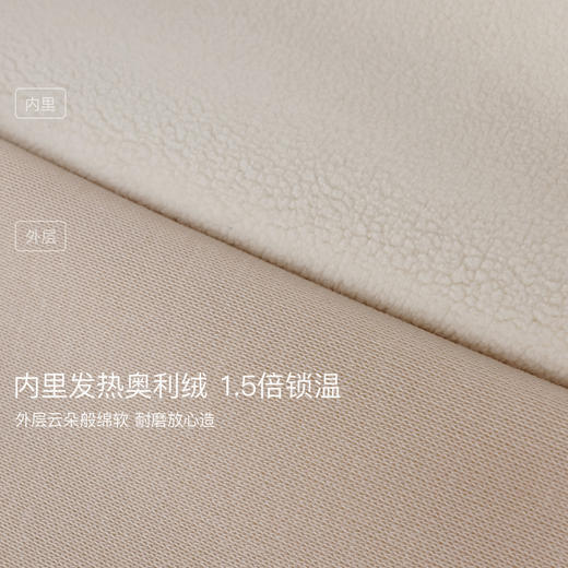 【奥利绒】马克珍妮男童线条小狗高领加绒卫衣2025年冬装新款551159 商品图2