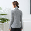 OSL 82059无缝高领山羊绒软糯亲肤弹力基础修身针织打底毛衣 商品缩略图3