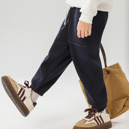 【清仓！儿童纳米防风裤】亲肤绒防风面料柔软舒适亲肤加倍三防科技 防水 防风 防污 随心穿搭 商品图0