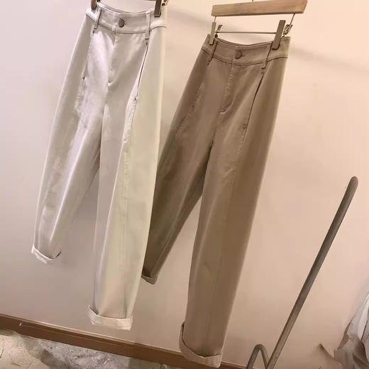 【断码清仓，无退换】好穿的要疯掉！狂显瘦早春款宽松直筒弧形香蕉时髦休闲裤女2025！ 商品图1
