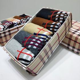 经典纯棉短袜、绅士款 礼盒五双装！时髦的绅士，