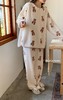 秋冬新款【云朵绒软绵绵睡衣】家居服套装 可外穿加绒加厚两件套  商品缩略图9