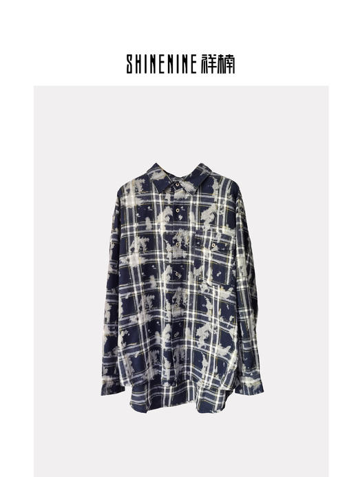 43352161格纹长袖衬衫 商品图0