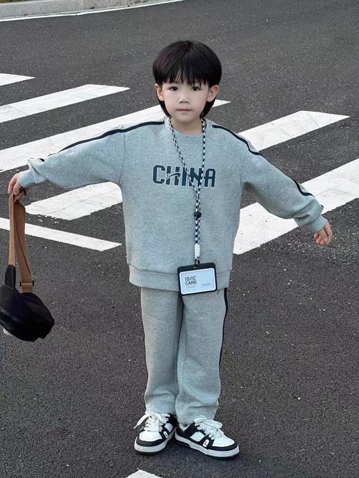 贵人鸟青少年加绒运动卫衣套装 | 男女宝都可穿、舒适又时髦、加绒保暖、一套搞定日常穿搭，175cm 商品图1