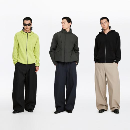 oneup三防棉感微弹大阔腿长裤（男女同款） 商品图4