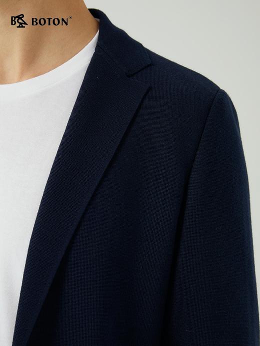 【绵羊毛】波顿男士 针织西装 垂感不易皱 合身百搭质感款MX007323 商品图3