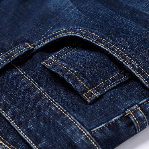 圣得西男士挺括有型舒适易搭牛仔裤2025秋季新款商务休闲时尚长裤 商品图10