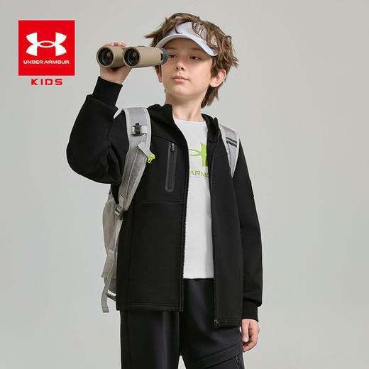 【正品直发】Under Armour安德玛儿童25新款针织外套/薄绒连帽针织外套251224175/251122514/251124117/253124361/244122115/超低折扣 商品图6