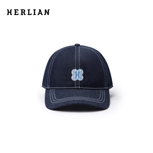 HERLIAN 2025秋季新品格纹刺绣牛仔棒球帽 商品图0
