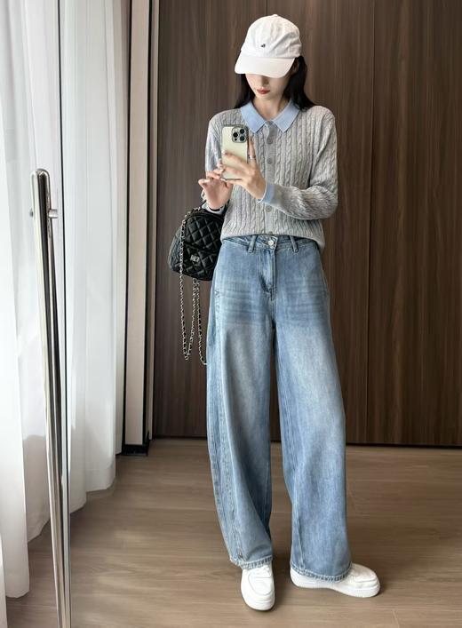 杨幂同款天丝软牛仔M*CO弯 刀牛仔裤 商品图14