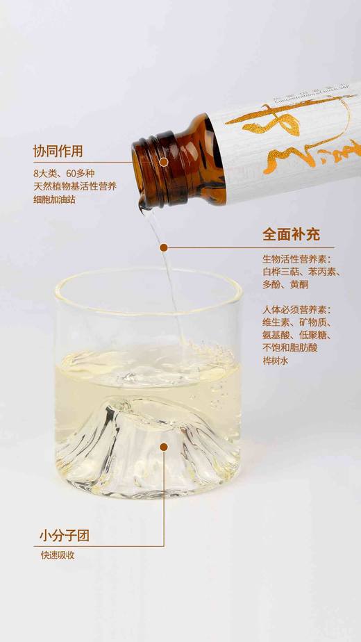 【嘉桦浓缩白桦树汁】白金版本10倍浓缩！真正0添加原质保鲜的白桦树汁，真正0添加常温纯物理过程浓缩的白桦树汁，顺丰快递~ 商品图3