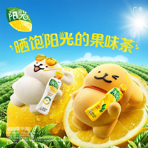 可口可乐阳光无糖柠檬茶饮料 500ml 商品图1