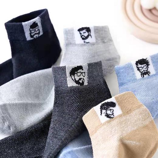 10双大特价【舒适无感！吸湿不起球】男士袜子短袜仙女袜女士夏季薄款透气休闲吸汗黑白色SP袜春秋时尚款船袜男。ha 商品图7