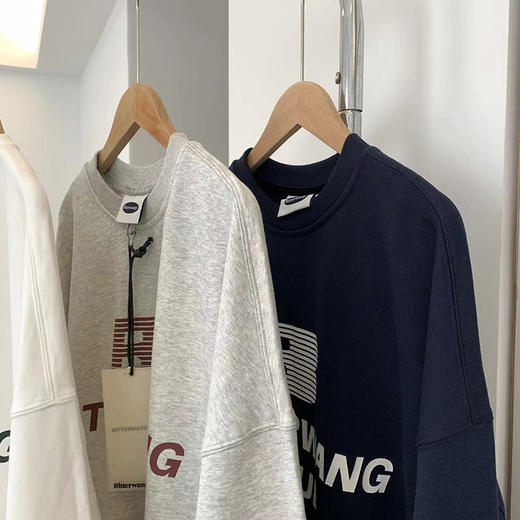 复古美式卫衣！ 高克重纯棉毛圈材质圆领卫衣情侣款！ 商品图11