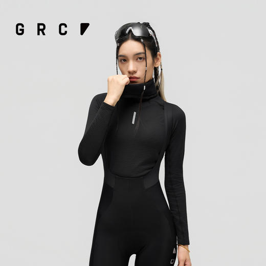 GRC桀骜无尽秋冬新款TECH系列男女同款羊毛保暖骑行高领打底衫 商品图1