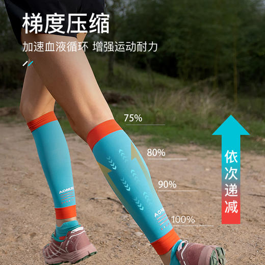 奥尼捷小腿压缩套男款运动减震女马拉松篮球越野跑步压力护腿护具 商品图4