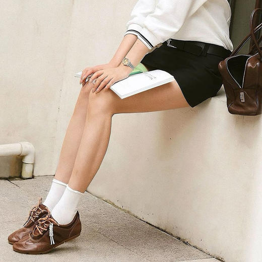 JEHURFIE/纪华菲 全羊皮音符德训鞋 时尚百搭 舒适柔软 商品图8