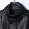 SDSA男士秋冬新款痞帅男装潮牌拉链口袋拉链立领皮衣夹克百搭宽松 商品缩略图1
