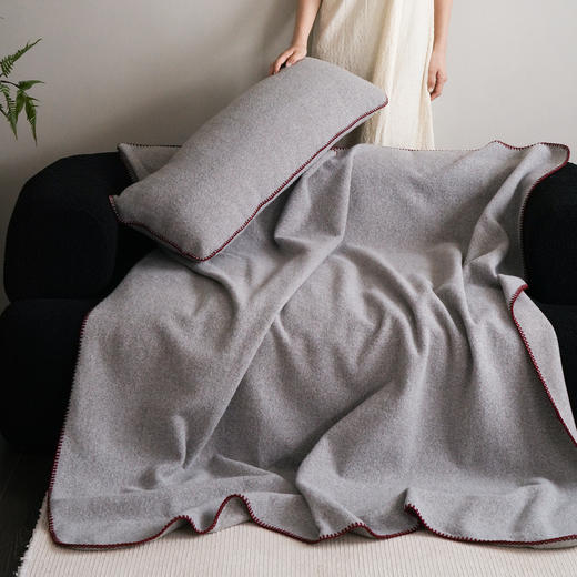 自然醒秋冬仿生羊绒毯MT 商品图0