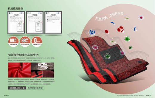 【渠道专用链接】御马360航空软包脚垫双层高级定制nappa皮60种皮革颜色请留言 商品图11