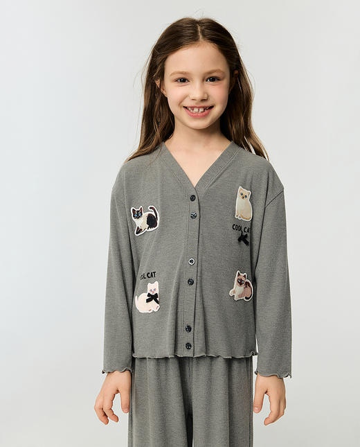 5楼爱慕儿童躲猫猫家居服上衣 AK141J551 商品图4